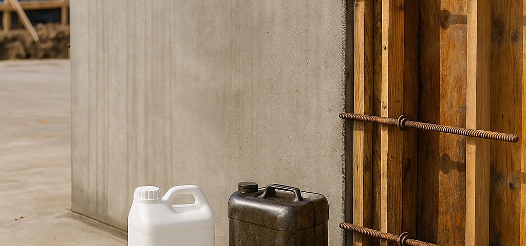 روغن قالب پایه اب و پایه نفت در اجرای بتن نما؛ بررسی تاثیر بر سطح نهایی و برنامه کیورینگ