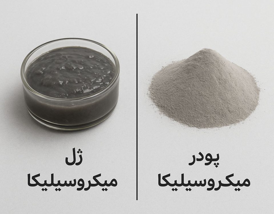ژل ميکروسيليکا يا پودر ميکروسيليکا؟ مقايسه فنی و اجرايی برای افزايش دوام بتن